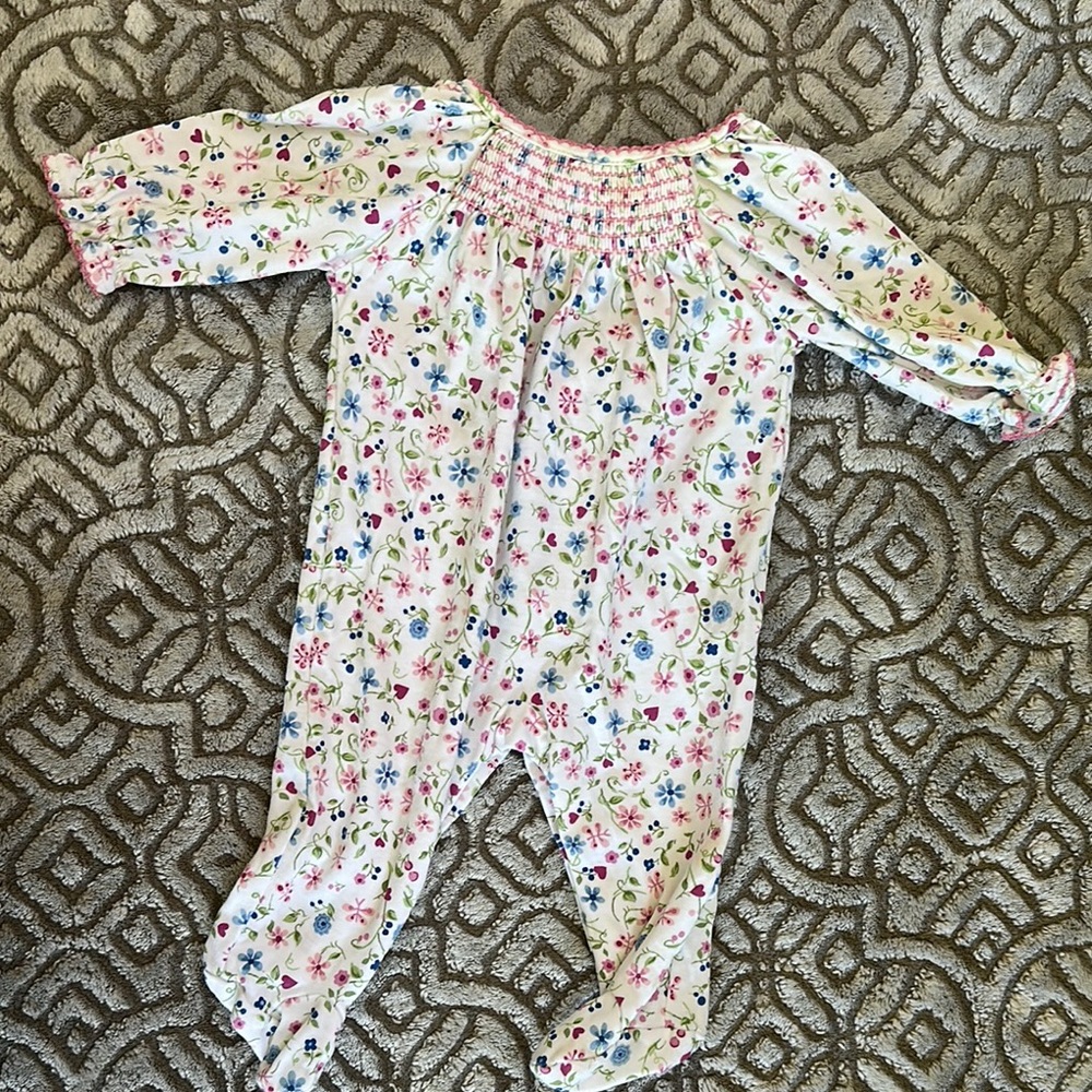 Kissy Kissy Floral One Piece 0-3 months